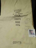 Large Canvas Money Bag 
