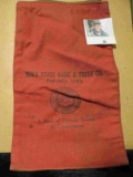 Red Zipper Money Bag 