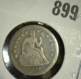 1840 with drapery U.S. Seated Liberty Dime, VG. 377,500 mtg.