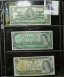 January 2, 1937 Bank of Canada One Dollar; 1867 1967 Centennial of Canadian Confederation Dollar; &