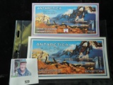 March 1, 1999 Antarctica Overseas Exchange Office Ltd. Large Size One Dollar Note & a smaller size A