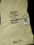 Large Canvas Money Bag 