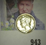 1919 P Mercury Dime, Brilliant Uncirculated. FSB.