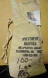 Small Canvas Money Bag 