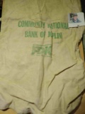 Large Canvas Money Bag 