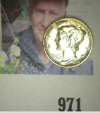 1938 S Mercury Dime, Gem BU.