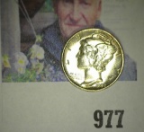 1940 S Mercury Dime, Brilliant Uncirculated.