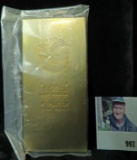 One Pound Bar of Fine Brass stamped 