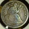 1838 Large Stars U.S. Seated Liberty Dime, VG.