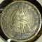 1840 No Drapery U.S. Seated Liberty Dime, VG. The no drapery is three times more rare than the with