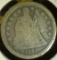 1841 U.S. Seated Liberty Dime, Good.