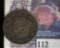 1819 U.S. Large Cent, Very Good. A few nicks and scratches.