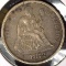 1872 Type 5, Legend Obverse U.S. Seated Liberty Dime, Very Fine+.