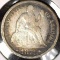 1874 Type 6, Legend obverse, Arrows at Date U.S. Seated Liberty Dime, Fine.