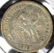 1876 S Type 5, Legend obverse, U.S. Seated Liberty Dime, VF.