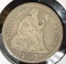 1877 Type 5, Legend obverse, U.S. Seated Liberty Dime, VG.
