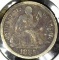 1885 Type 5, Legend obverse, U.S. Seated Liberty Dime, Fine details, damaged.