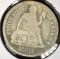 1891 O Type 5, Legend obverse, U.S. Seated Liberty Dime, Very Good.