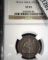 1853/4 P U.S. Seated Liberty Quarter, slabbed NGC Arrows & Rays VF25.