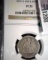 1853 O U.S. Seated Liberty Quarter, slabbed NGC Arrows & Rays VF25.