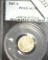1887 S U.S. Seated Liberty Dime, slabbed PCGS AU58.