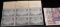 Six stamp Plateblock of Trans-Pacific Airmail .25c Stamps. Scott # C20. The China Clipper stamp from