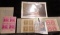 Scott # 649 2-cent stamp International Civil Aeronautics Stamp, Mint; & three Plate blocks Scott # 7