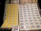 (10) Sheets Five Cent Stamps, all different and Mint condition. ($25 face value)