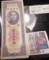 The Central Bank of China, Pick # 365, 5000 Customs Gold Units, EPQ with minor edge handling.