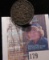 1906 Sweden Silver Krona coin which has been made into a broach, catch on back is missing, pin still