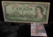 Canada -Bank of Canada- 1954- One Dollar Bill