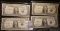 (2) Series 1935A, (1) Series 1935 B, & 1935 C $1 Silver Certificates in plastIc sleeves. All nice gr
