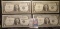 (4) High grade Series 1957 $1 Silver Certificates in plastIc sleeves.