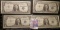 (4) High grade Series 1957A $1 Silver Certificates in plastIc sleeves.