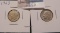 1963 P & 64 D Silver Roosevelt Dimes.