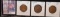 1906, 1909, & 1910 Canada Large Cents, all VF.