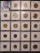 (19) Transportation Tokens in a plastic page. All different.