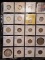 (19) Foreign Silver Coins with a total of 1.107 oz. of Silver. All stored in a 20-pocket plastic pag