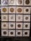 (19) Foreign Coins alphabetically from Algeria to Belgium. Dates back to 1916. All stored in a 20-po