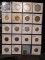 (19) Foreign Coins from France & Germany dating back to 1874. All stored in a 20-pocket plastic page