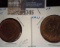 1943 (M) Australia Half Penny, KM#41 AU & 1922 Australia Penny, KM #23, VF.