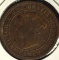 1876 H Open D variety Canada Large Cent, VF.