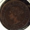 1882 H Canada Large Cent, Portrait C1 variety, VF.