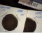 1888 VF, 1896 F-VF, 1899 VF, & 1905 VF Canada Large Cents.