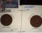 1924 & 1926 Canada Small Cents, Bust of King George V, both Fine.