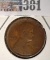 1909 P VDB Lincoln Cent, Fine.
