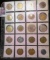 Plastic page containing (20) Miscellaneous Tokens, Wooden Nickel, 1934 Union Pacific Medal and etc.