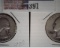 1939 S & 40 D Silver Washington Quarters, both Fine.