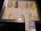 Frame of ten Ancient Indian Points, All from Northeast Missouri.