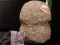 Full Groove Mandan style Stone Maul native American artifact. Weighs over 7 pounds. Found in the Des